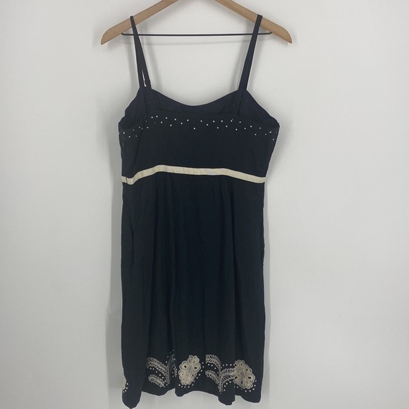 Moulinette Soeurs Embroidered Floral Print Sleeveless MIDI Causal Dress - Picture 2 of 7